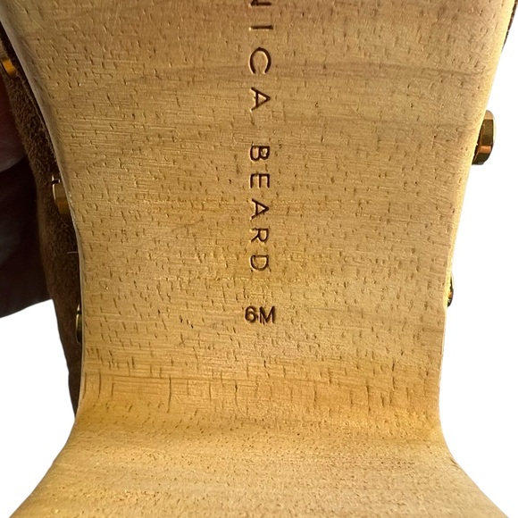 Veronica Beard Decker Suede Clog Boots Hazelwood Size 6 NEW - Picture 13 of 15